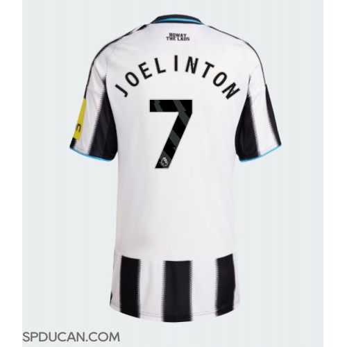 Zenski Nogometni Dres Newcastle United Joelinton #7 Domaci 2025-26 Kratak Rukav